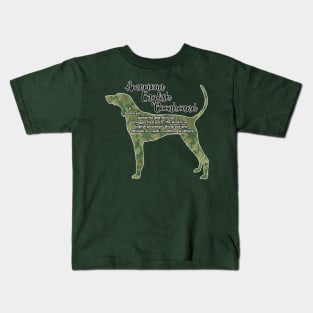 American English Coonhound Kids T-Shirt